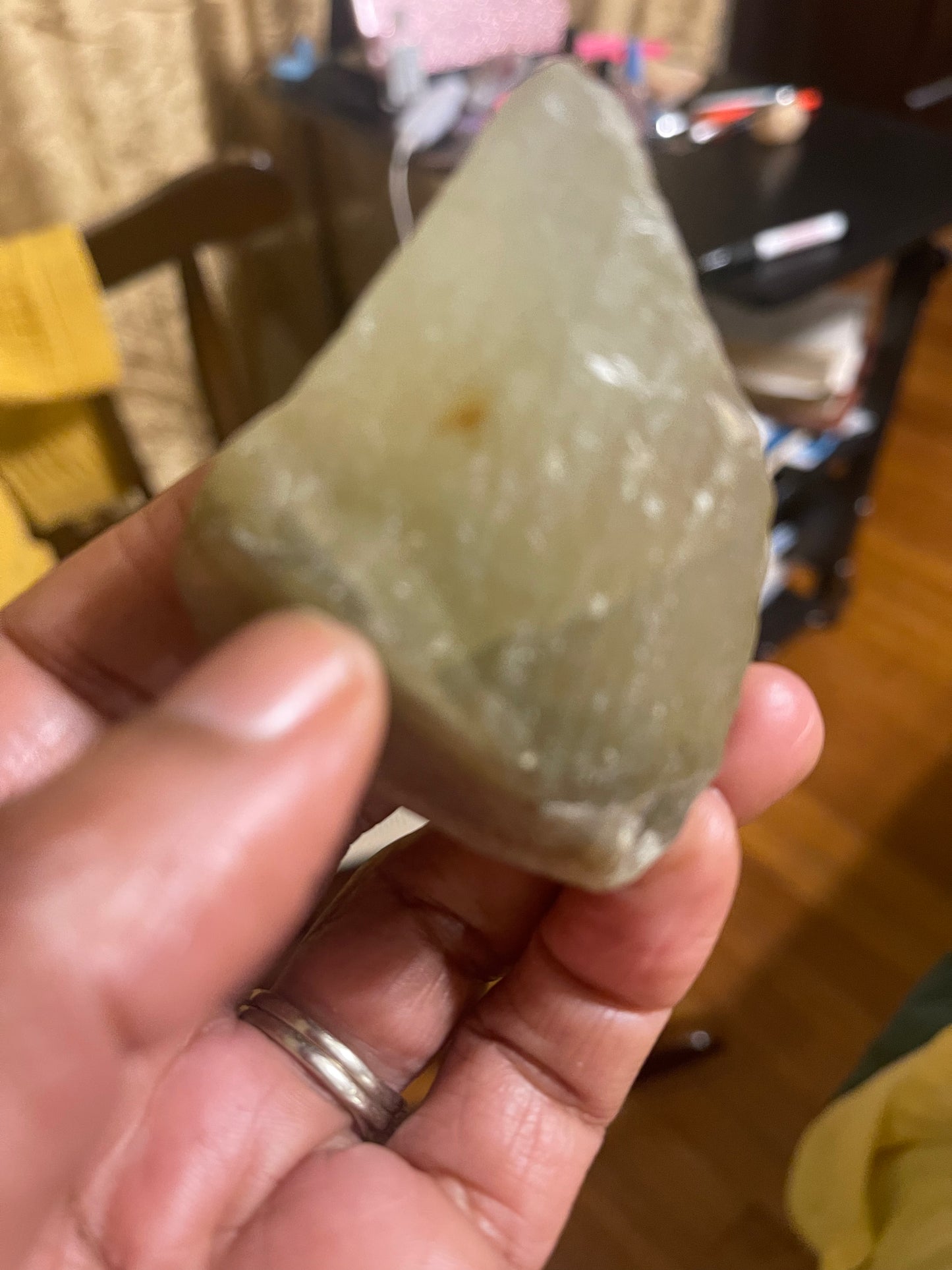 Green crystal quartz