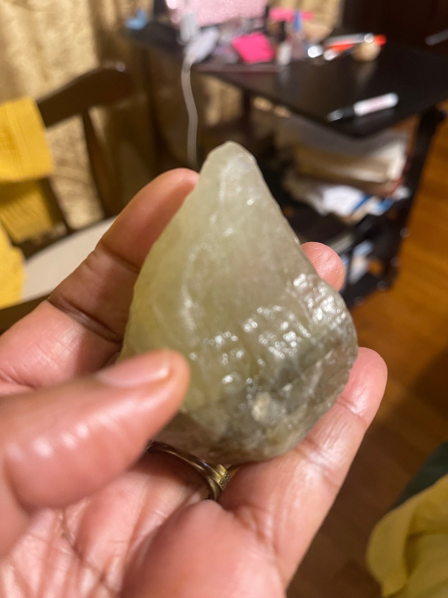 Green crystal quartz