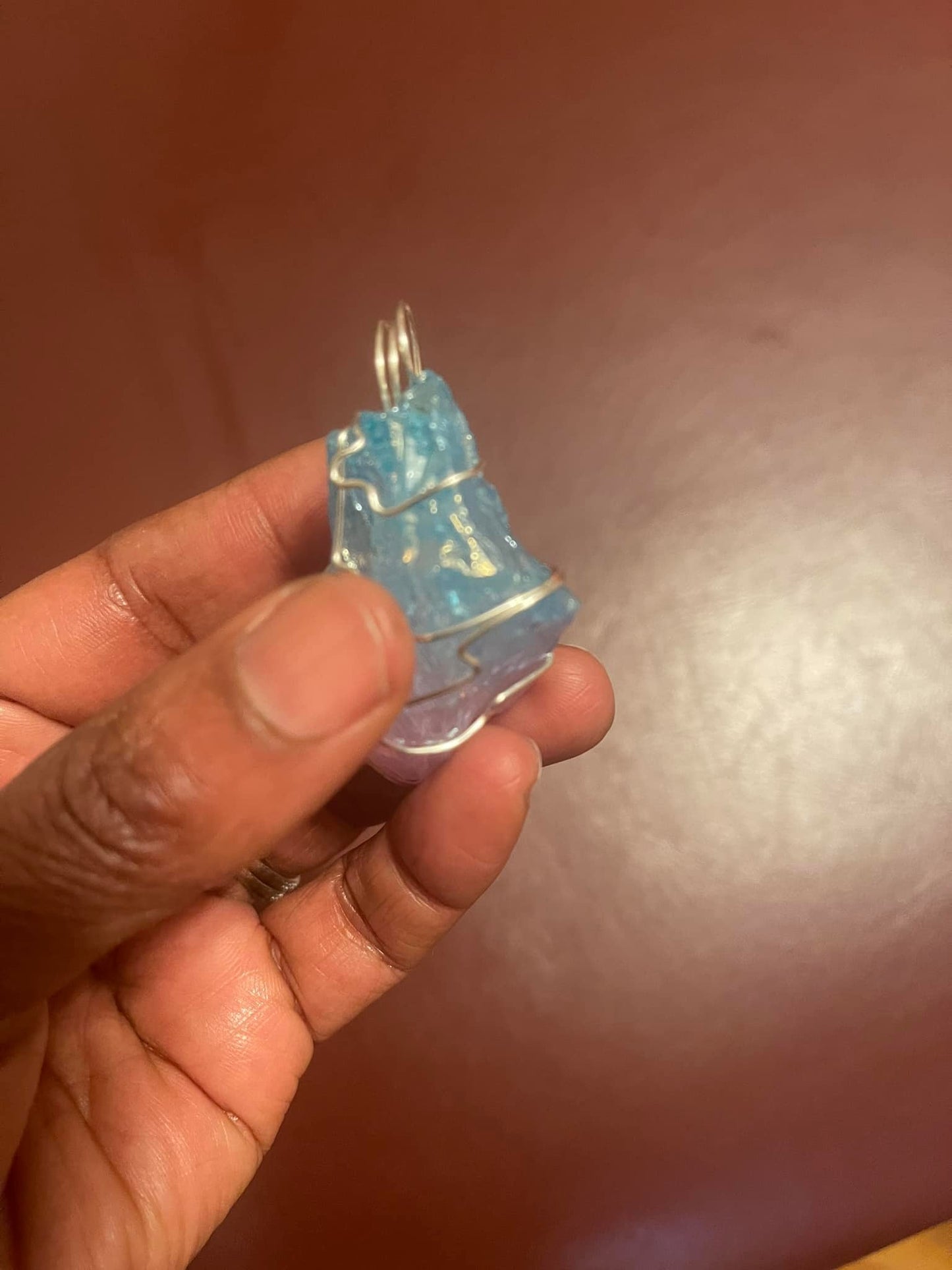 Rainbow Moonstone Pendant Necklace
