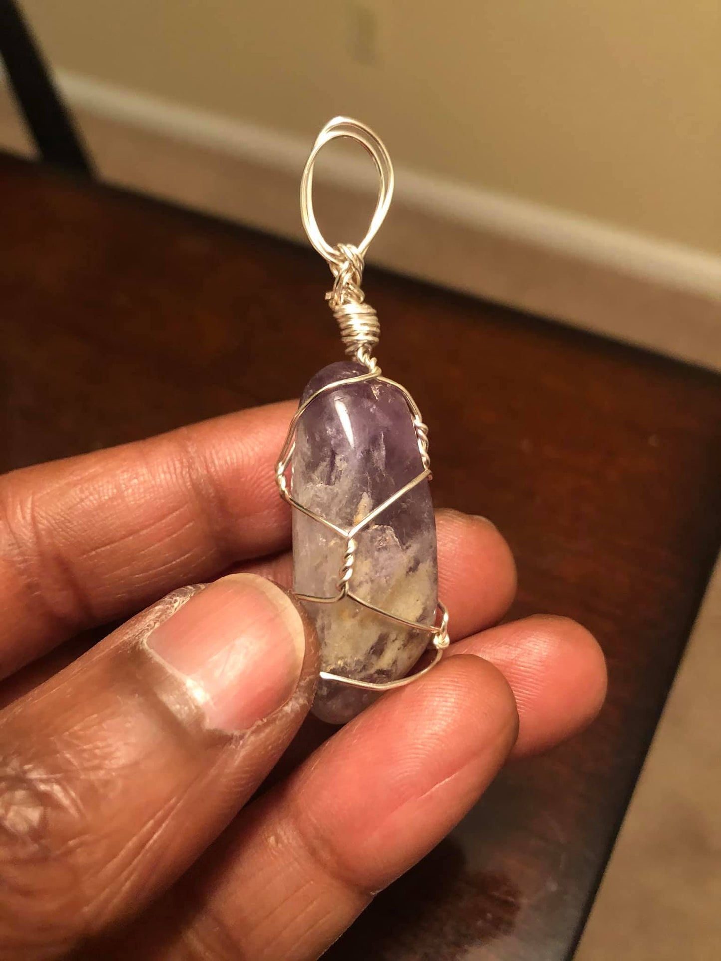 Amethyst Pendant Necklace