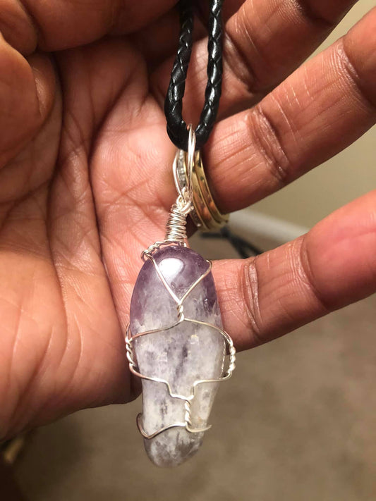 Amethyst Pendant Necklace