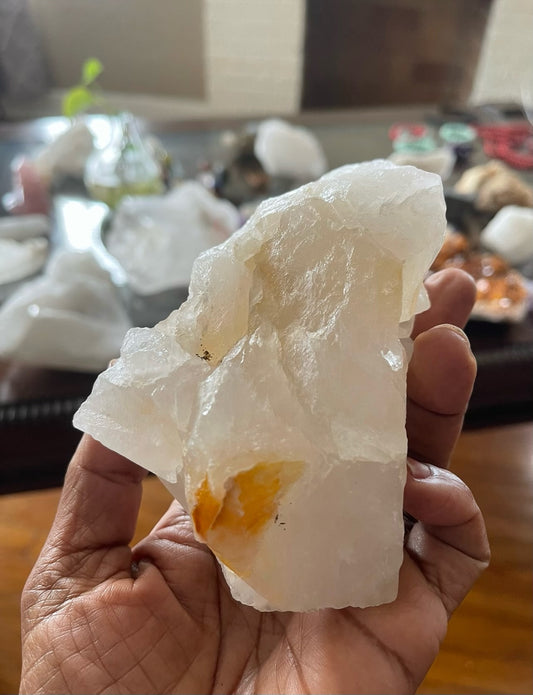 Quartz Mix with Citrine Crystal