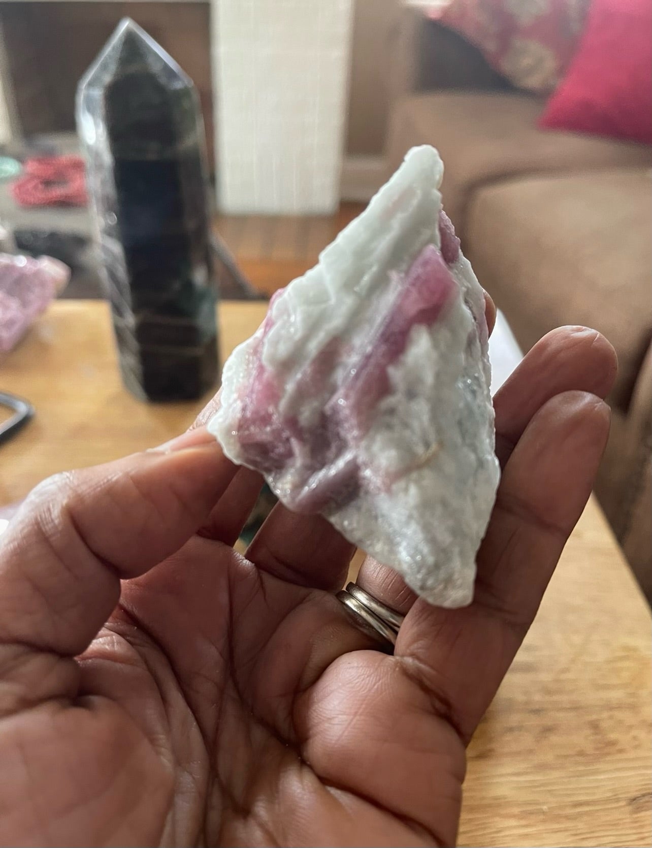 Pink Tourmaline Crystal